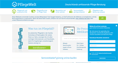 Desktop Screenshot of pflegewelt.de
